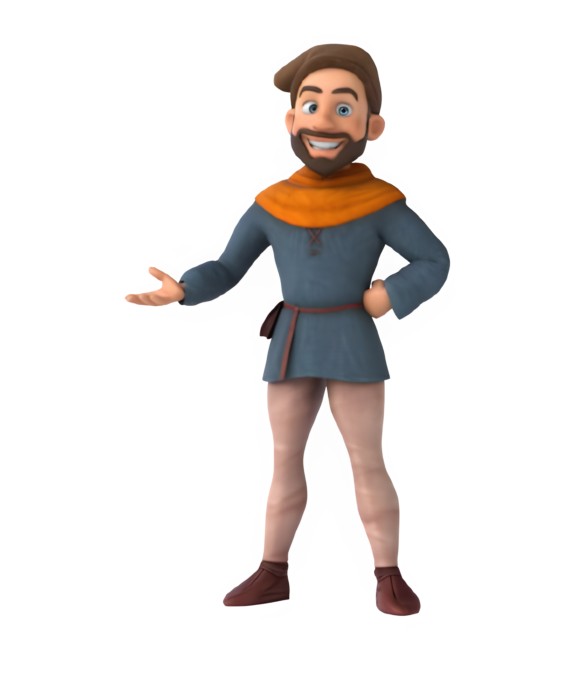 3D illustration — developer at UpShotCode